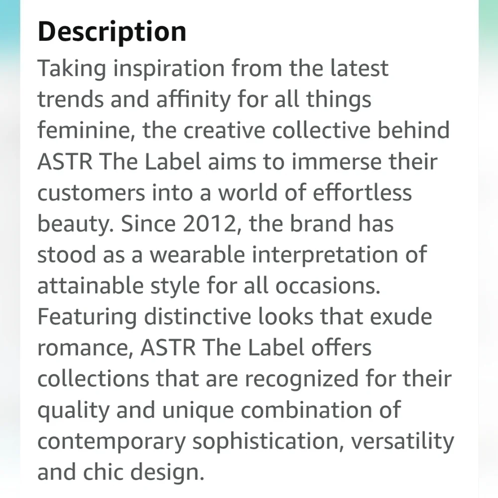 NWOT ASTR  Carmella Dress Black Pink Floral Medium - Picture 5 of 13